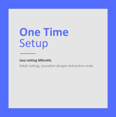 jasa setting mikrotik portofolio one time setup